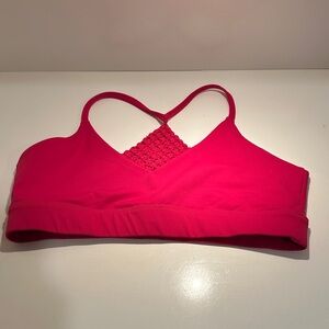 Carbon 38 Women's Vibrant Pink Sports Bra
